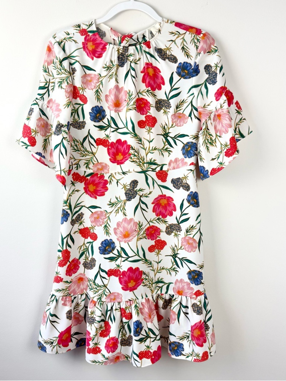 Kate Spade White Floral Mini Dress